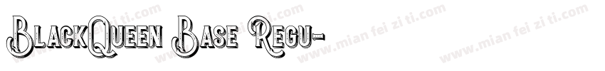 BlackQueen Base Regu字体转换